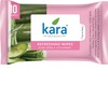 Kara Cleansing And Refreshing Face Wipes With Cucumber And Aloe Vera - (10 Wipes)