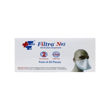 Duckbill Shape N95 Mask Packet Of 20