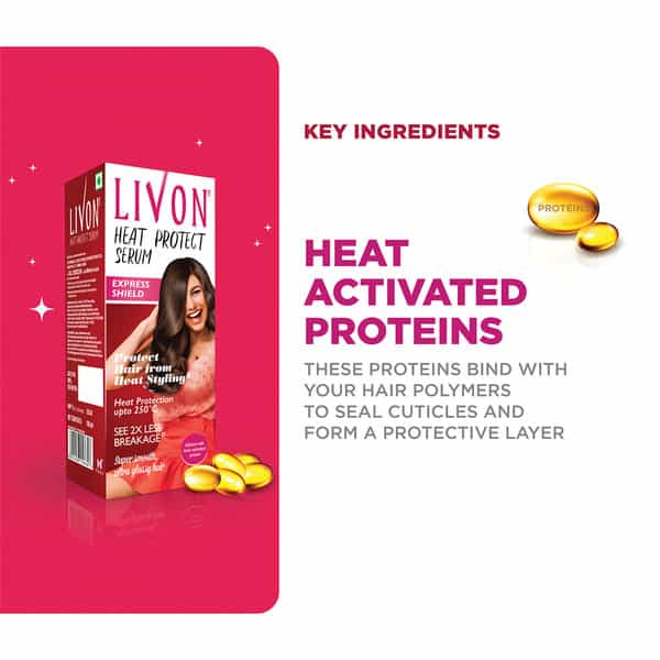 Livon Hair Serum For Women & Men For Smooth Frizz Free & Glossy Hair 100 Ml