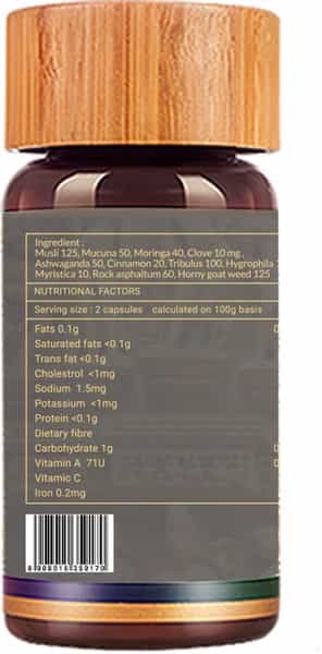 Biogetica Talvaar 2.0 Mens Sexual Wellness (80 Capsules)