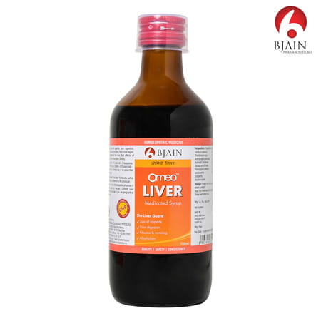 Bjain Omeo Homeopathic Liver Medicated Syrup - 100ml