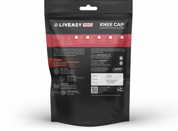 Liveasy Pro Ortho Care Knee Cap - L (Pouch Pack)