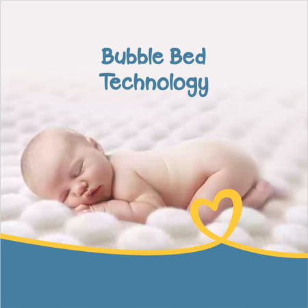 Tinyfit Baby Diaper Pants Large, Bubble Soft Bed, Multi-Layer Absorption Upto 12 Hrs - L (30 Pieces)