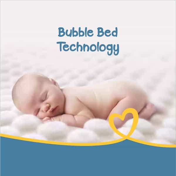Tinyfit Baby Diaper Pants Large| Bubble Soft Bed| Multi-Layer Absorption Upto 12 Hrs - L (30 Pieces)