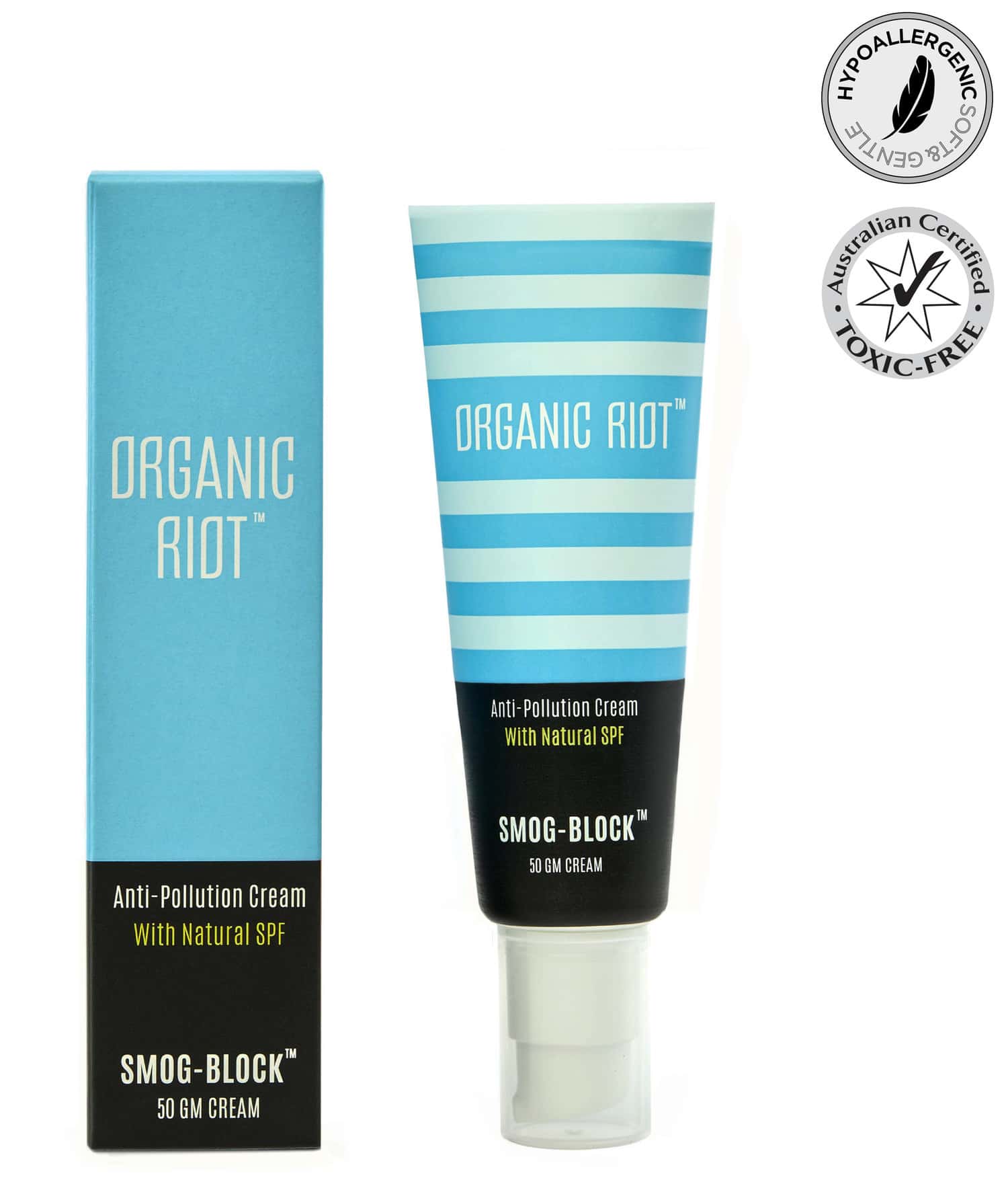 Buy Organic Riot Smog Block Anti Pollution Cream Tube Of 50 G Online at Flat 18 OFF* PharmEasy