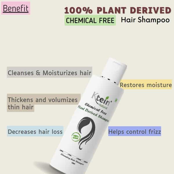 Ktein Natural Chemical Free Plant Derived Shampoo (100Ml)