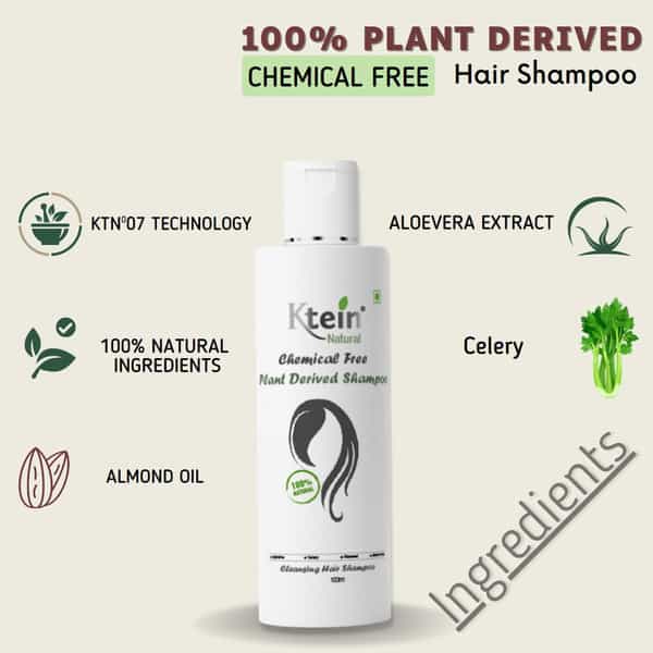 Ktein Natural Chemical Free Plant Derived Shampoo (100Ml)