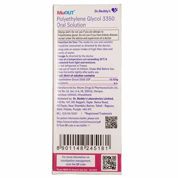 Muout Sugar Free Oral Solution 200Ml