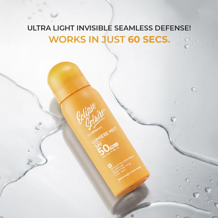 Eclipse Solaire Lumiere Mist Sunscreen Spray Spf 50 Pa+++ Uva/Uvb/Ir/Br/Vr - All Skin Types 100ml