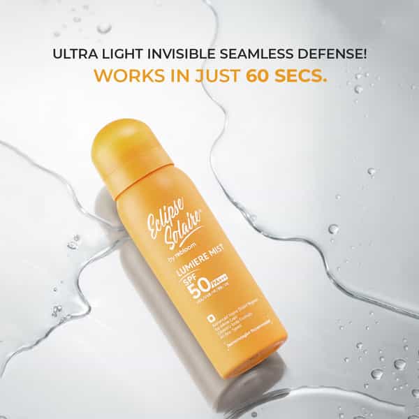 Eclipse Solaire Lumiere Mist Sunscreen Spray Spf 50 Pa+++ Uva/Uvb/Ir/Br/Vr - All Skin Types 100Ml