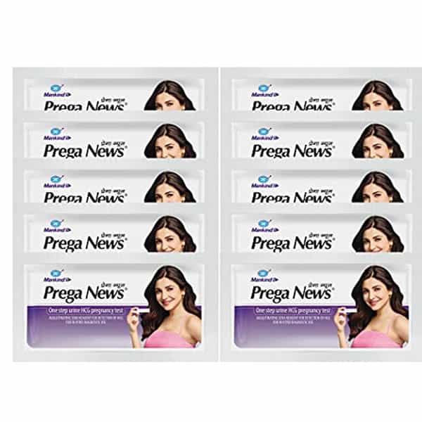 Prega News At Home One Step Urine Hcg Digital Pregnancy Test Kit (6 Tests)