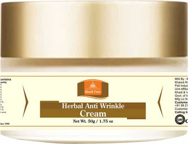 Khadi Pure Herbal Anti Wrinkle Cream - 50G