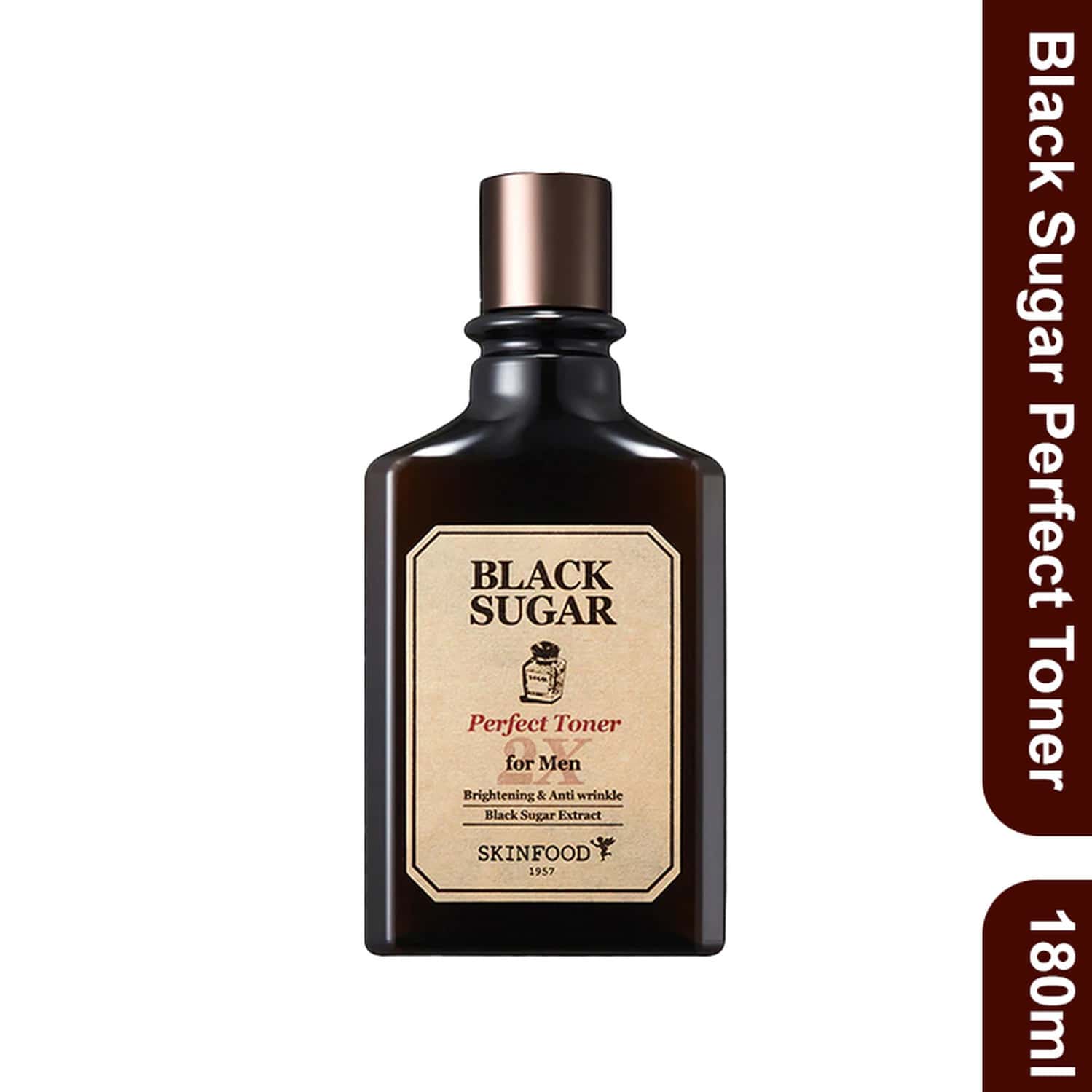 Skinfood Black Sugar Perfect Emulsion 2x - A Multi-purpose Moisturizer For Men - 180ml
