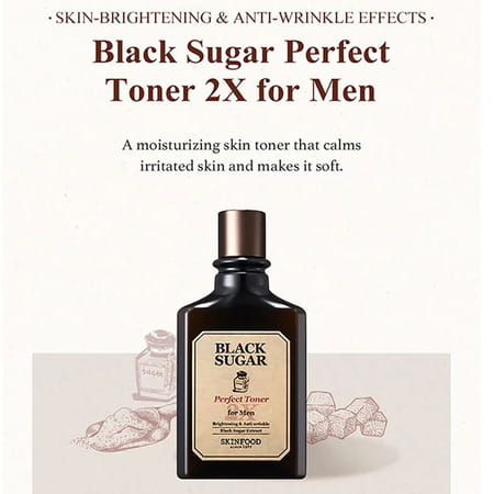 Skinfood Black Sugar Perfect Emulsion 2x - A Multi-Purpose Moisturizer For Men - 180ml
