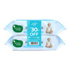 Mother Sparsh 99% Pure Water (Unscented) Baby Wipes 72 Pcs/Pack - Pack Of 2 (Super Saver Pack)