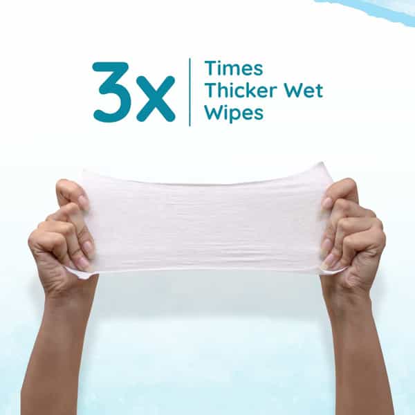 Mother Sparsh 99% Pure Water (Unscented) Baby Wipes 72 Pcs/Pack - Pack Of 2 (Super Saver Pack)
