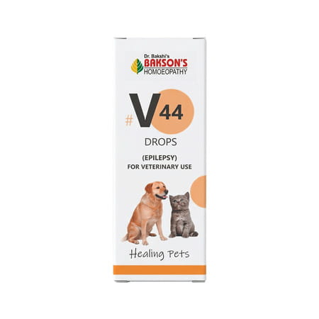 Bakson Homoeopathy V44 Drops | Epilepsy |For Veterinary Use | 30 Ml