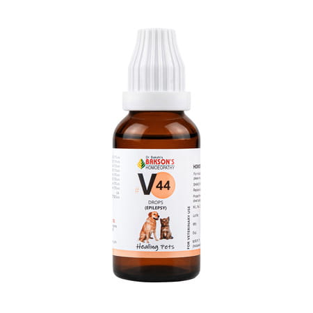 Bakson Homoeopathy V44 Drops | Epilepsy |For Veterinary Use | 30 Ml