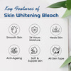 Nutriglow Advanced Organics Skin Whitening Cream Bleach Kit/Covers Unwanted Hair 700Gm