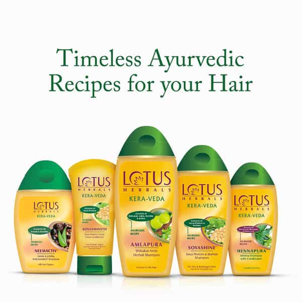 Lotus Kera-Veda Soyashine Soya Protein And Brahmi Shampoo 200 Ml