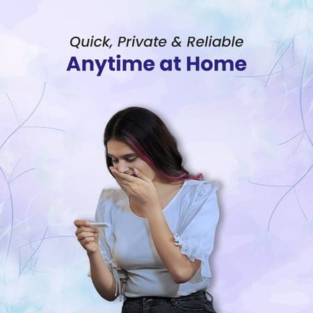 Pregaflash Pregnancy Test Kit | One-Step Rapid Detection | High Accuracy | Clinically Tested - 4n