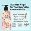 Goodness.me Certified Organic Baby Head-To-Toe Face Body Wash & Shampoo Tear Free 200Ml