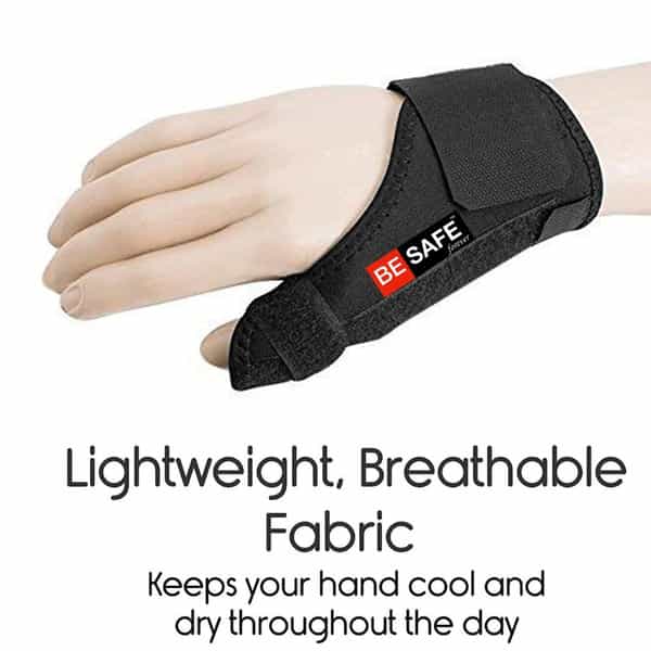 Besafe Forever Thumb Spica Splint Brace | Carpal Tunnel & Thumb Immobilizer