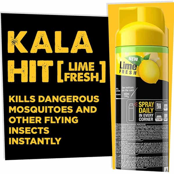 Godrej Hit Flies & Mosquitoes Lime Fresh Insect Killer (Spray)-400 Ml