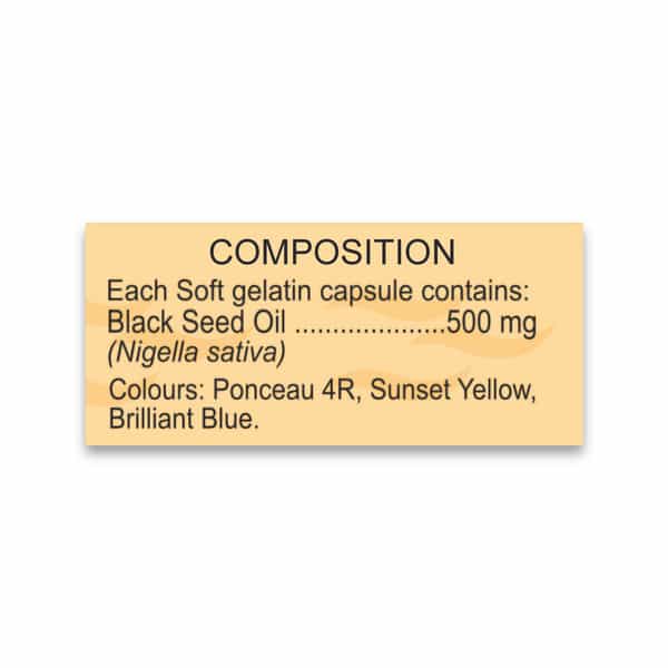 Mahida's Black Seed (Kalonji) Oil Softgel Capsules (500Mg) 30 N