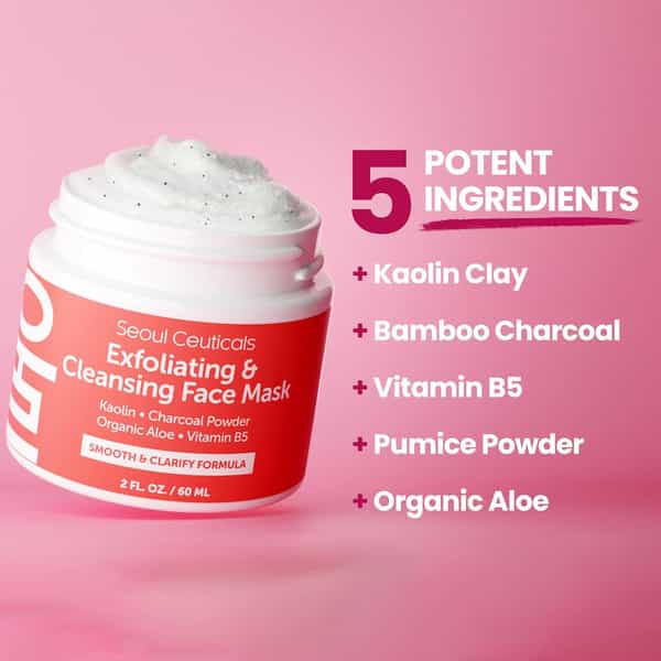 Seoul Ceuticals Exfoliating & Cleansing Face Mask 60 Ml
