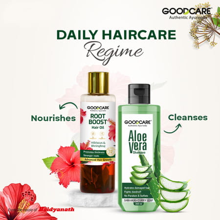 Goodcare Root Boost Hair Oil Hibiscus | Men Women | Hair Growth | 100 Ml | Pack Of 1