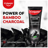 Colgate Charcoal Clean 240G (120G X 2)Black Gel Toothpaste With Bamboo Charcoal & Wintergreen Mint