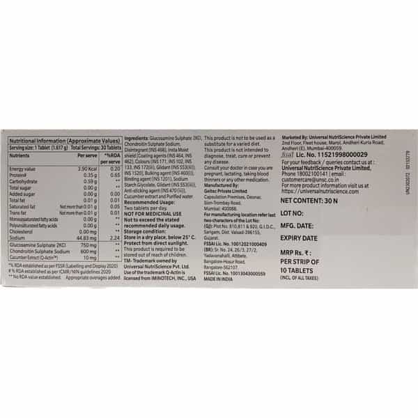 Mega Freeflex Q Strip Of 10 Tablets