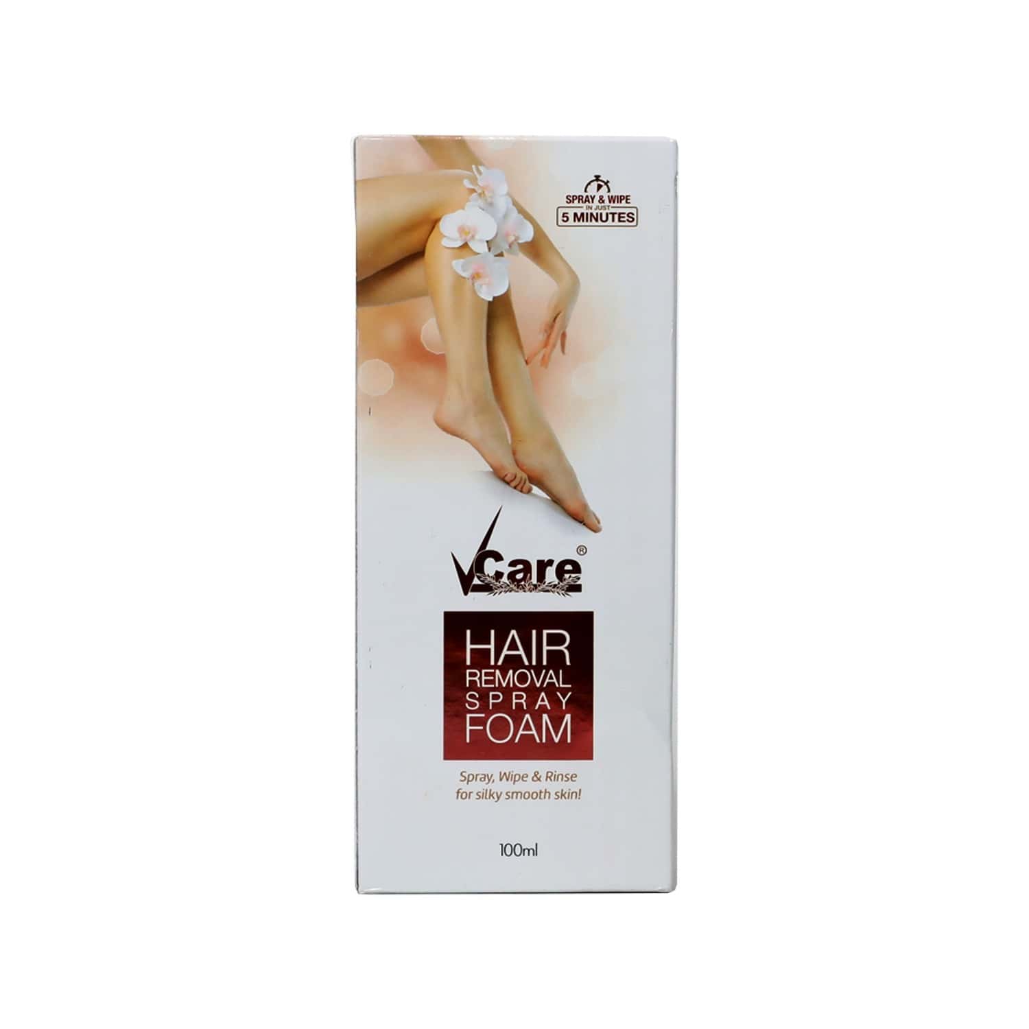 Buy Vcare Hair Remover Spray Foam 100ml Online & Get Upto 60 OFF at