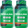 Nourishvitals Spirulina Pure Herbs 500 Mg Spirulina Naturally Vitamins Rich 60*2 Veg Capsules