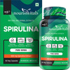 Nourishvitals Spirulina Pure Herbs 500 Mg Spirulina Naturally Vitamins Rich 60*2 Veg Capsules