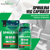 Nourishvitals Spirulina Pure Herbs 500 Mg Spirulina Naturally Vitamins Rich 60*2 Veg Capsules
