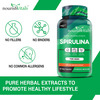 Nourishvitals Spirulina Pure Herbs 500 Mg Spirulina Naturally Vitamins Rich 60*2 Veg Capsules