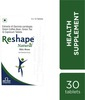 Reshape Natural - Health Supplement (With Coffee Bean Green Tea Extracts)With Wellman 30 Tablet Free