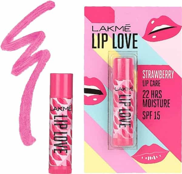 Lakme Lip Love Chapstick Strawberry-4.5 G