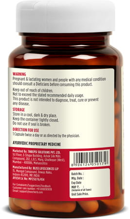 Everherb Flaxseed Omega 3 - Essential Fatty Acids - Healthy Heart - Bottle Of 60 (By Pharmeasy)