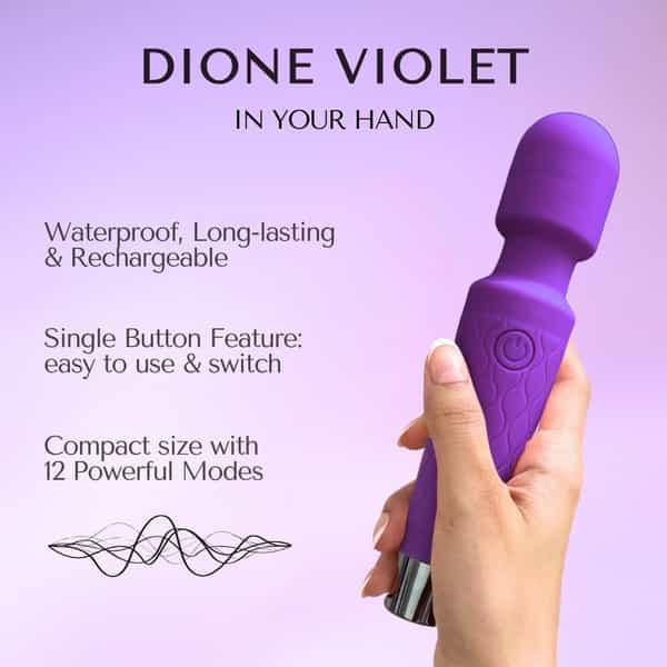 Libertee Dione Violet Personal Body Massager For Her