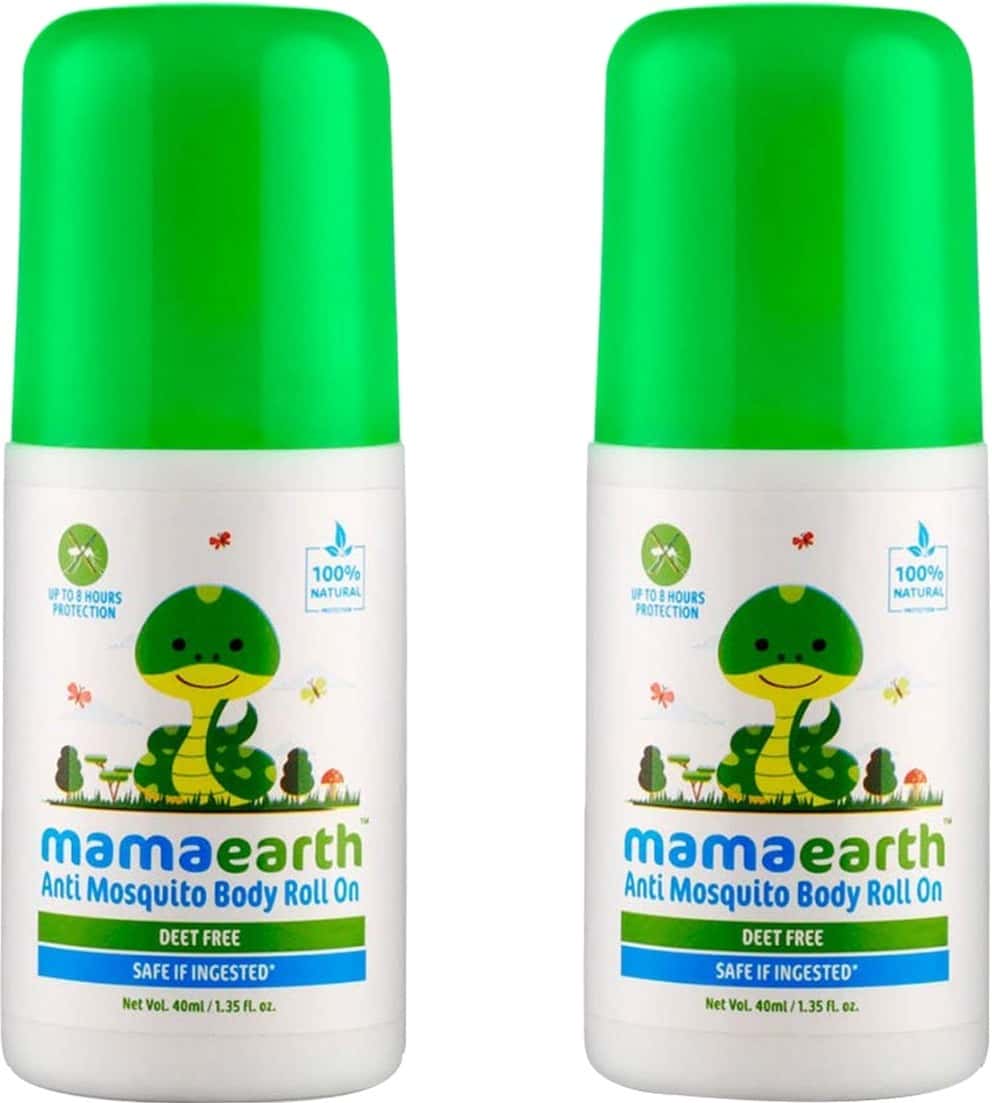 Mamaearth Anti Mosquito Roll-On (Pack Of 2) Box Of 40 Ml