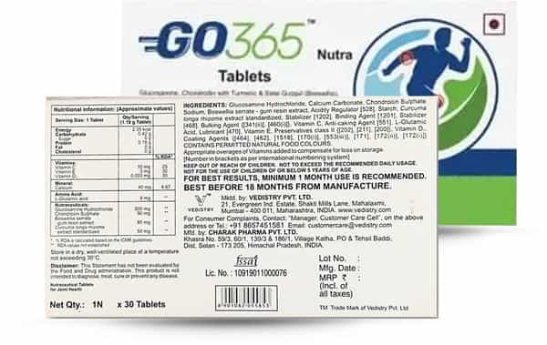Go365 Nutra Tablets Therapy Pack Of 3(Buy 2 Get 1 Free)