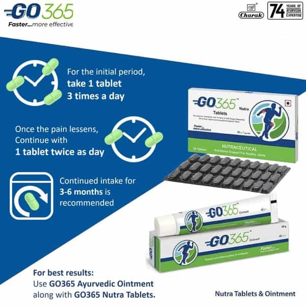 Go365 Nutra Tablets Therapy Pack Of 3(Buy 2 Get 1 Free)