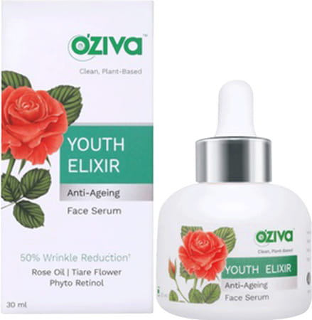 Oziva Youth Elixir Anti-Agieng Serum 30 Ml | For Wrinkle Reduction