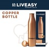 Liveasy Essentials Copper Bottle-Ayurvedic Health Benefits -Leak Proof Cap- 1000Ml
