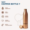 Liveasy Essentials Copper Bottle-Ayurvedic Health Benefits -Leak Proof Cap- 1000Ml