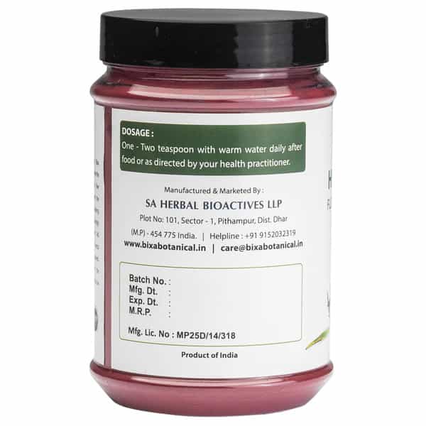Bixa Botanical Hibiscus Flower Powder(Hibiscus Sabdariffa)-Supports Natural Hair Health(200G)