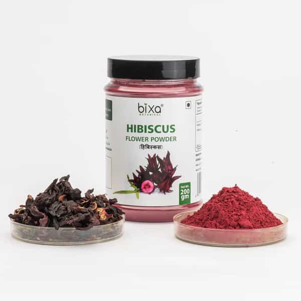 Bixa Botanical Hibiscus Flower Powder(Hibiscus Sabdariffa)-Supports Natural Hair Health(200G)
